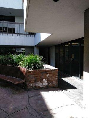 Beautiful Courtyard Leading to Offices