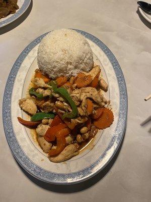 Kungpao Chicken over Rice