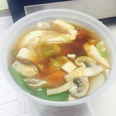 Tofu vegetable soup take away