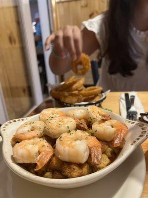 Baked stuffed shrimp