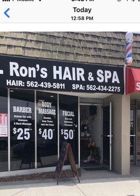 Mr.Ron's services.