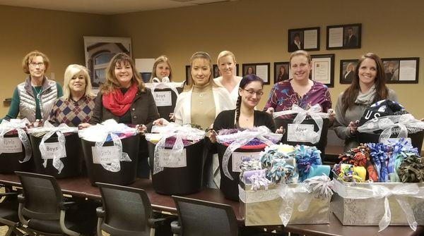 WMG & its clients gifted over 900 hats, mittens & scarves to needy children in 2018.