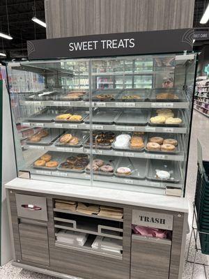 Self service cookies, donuts and pastries