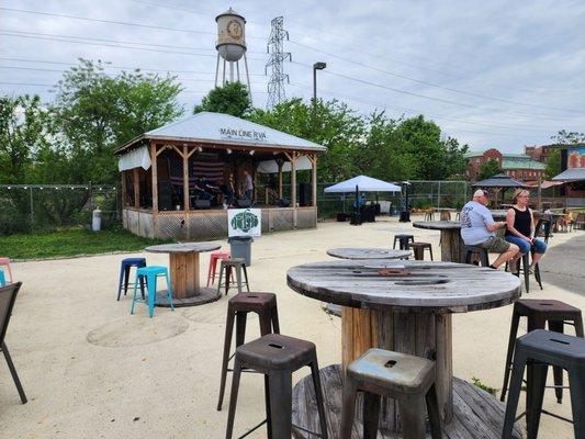 Mainline stage area outside