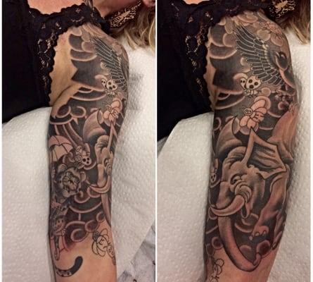 Half sleeve by Mark Heggie