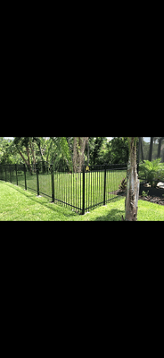 Jerith LLC Black Aluminum Fence