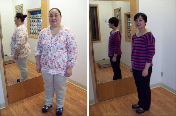 Cynthia lost 103 pounds in 10 months.