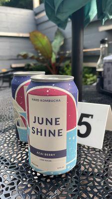 June Shine hard kombucha! Very tasty