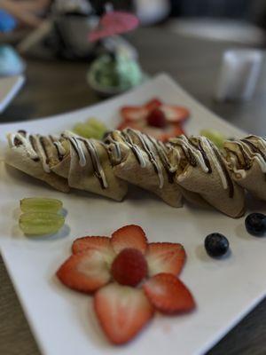 Peanut butter Crepe