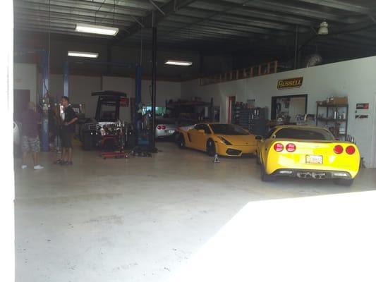 Best performance shop in Houston. The garage at LMR!