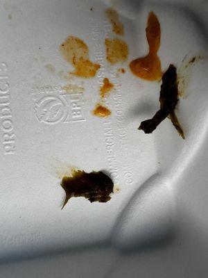 This was in my burger. I don't know what it is. I didn't order that.