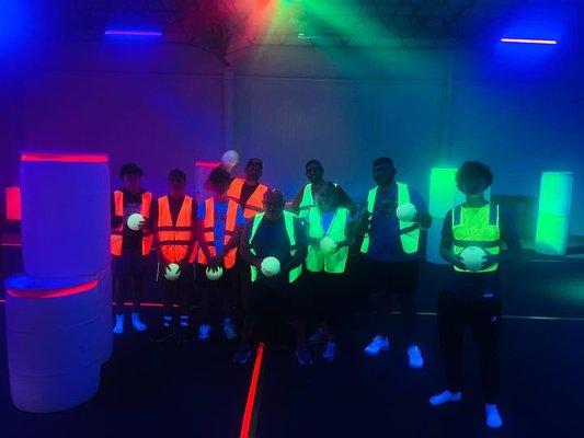 Glow in the dark Dodgeball!