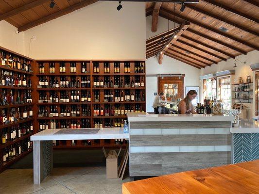 The tasting room