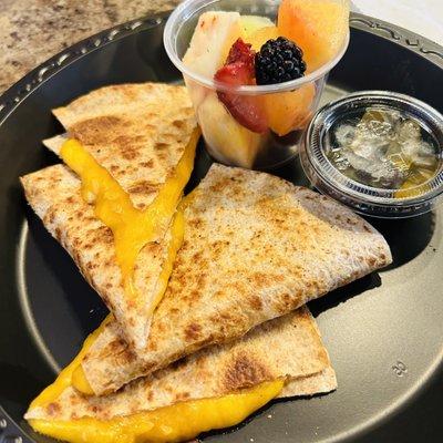 Kids cheese quesadilla