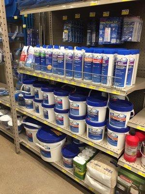 We sell pool supplies!