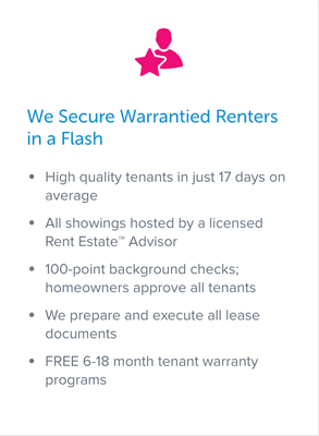 We Secure Warrantied Renters in a Flash