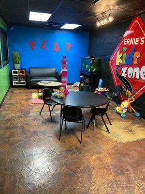 Play room for kids in waiting area