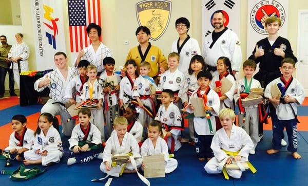 Tiger Koo's Little Tigers Belt Testing 2/13/20016.  Great Job!