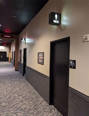 Theatres and washrooms