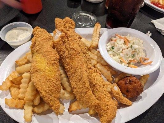 All you can eat catfish platter