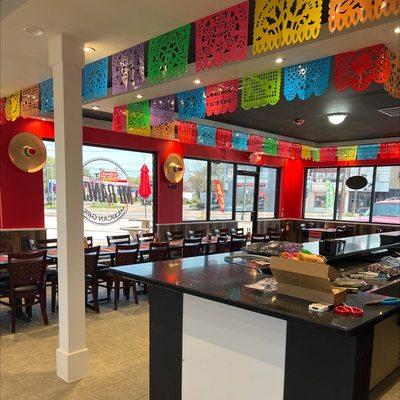 Mi Rancho Mexican grill has two festive rooms