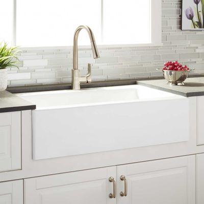 Update your kitchen with a new Farm Sink and Faucet