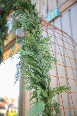 fresh cedar garland