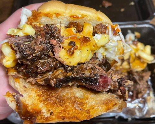 "Pit Bomb" Sandwich with Brisket