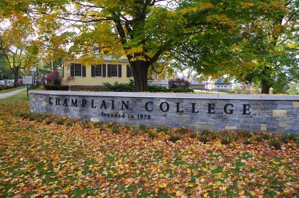 Champlain College in Fall, Burlington, Vermont