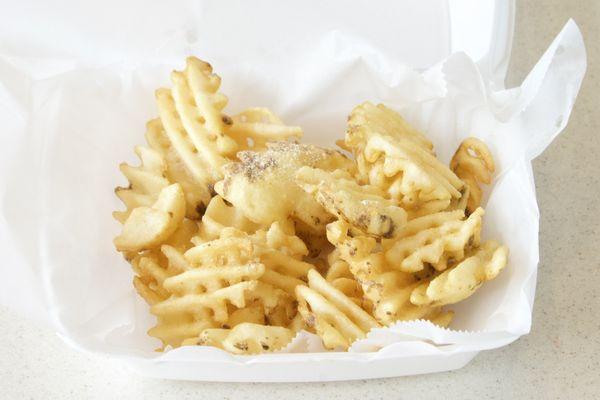 Waffle fries