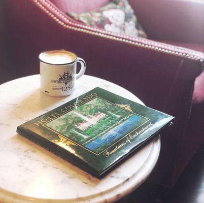 Nothing better than a latte and a book in the morning at Legends Coffee Shop!