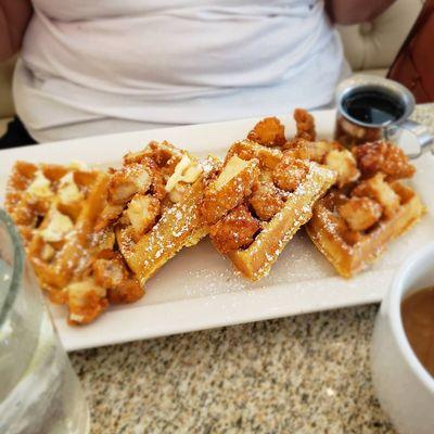 Chicken and waffles