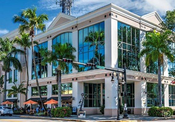 Our beautiful office building in historic downtown Naples, FL.