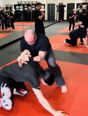 Jujitsu and grappling class