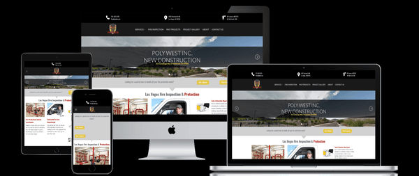 Wordpress web design for Las Vegas fire protection company.