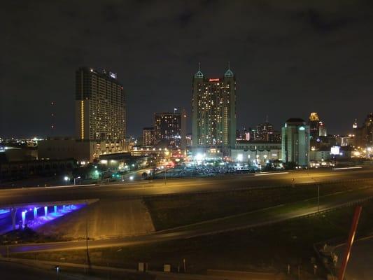 View of downtown San Antonio from Vidorra