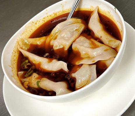 Dumplings in Chili Oil