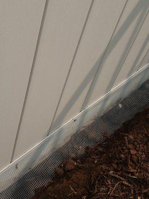 Fence line Screening to prevent unwanted animal entering yard