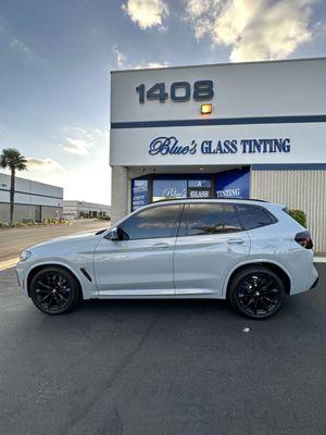 Call/Text Us! (909) 656-1035
BMW X3
05% All Windows 
35% Windshield   
PRIME XR @Xpel