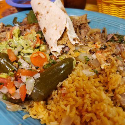 Carnitas plate