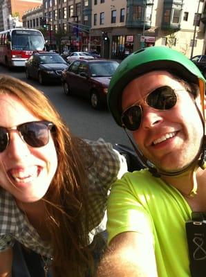 You could have this much fun too on a Boston Pedicab!