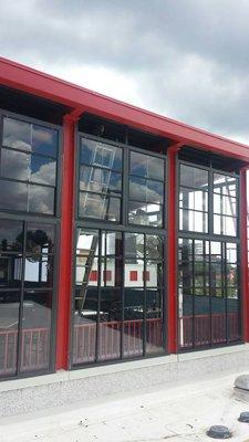 Restaurant patio enclosure