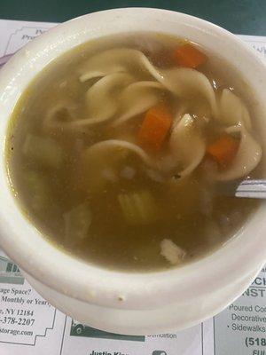 Homemade chicken soup