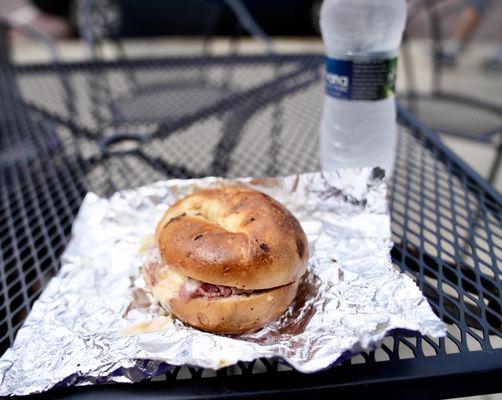 The Redhawk Reuben great atmosphere eat on the street on this gorgeous day.