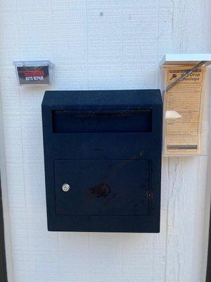 Car Key drop off box available.