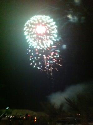 Firework show was great.