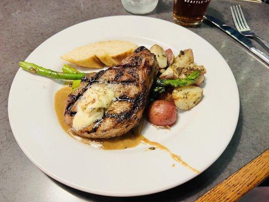 Excellent pork chop.