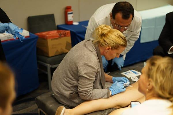 Empire Medical Training VIP workshops include more in-depth, one on one training.