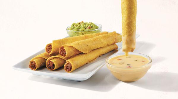 NEW Spicy Pork Flautas made with Guajillo Peppers