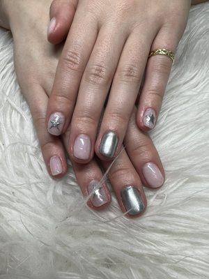 Gel manicure design